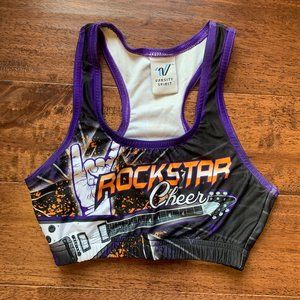 Rockstar Cheer Practice Sports Bra